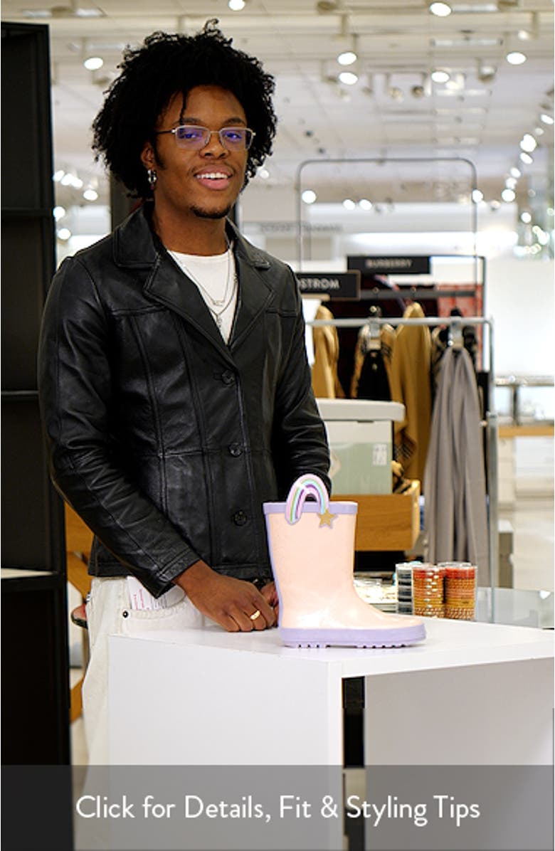 Kids' Rainbow Rain Boot, sales video thumbnail