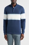 Swannies Owen Chest Stripe Golf Quarter Zip