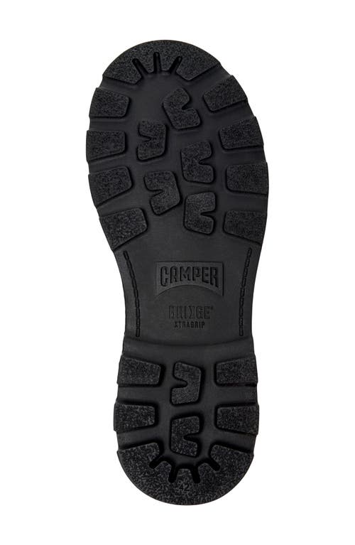 Camper Brutus Lace-up Leather Boots In Black