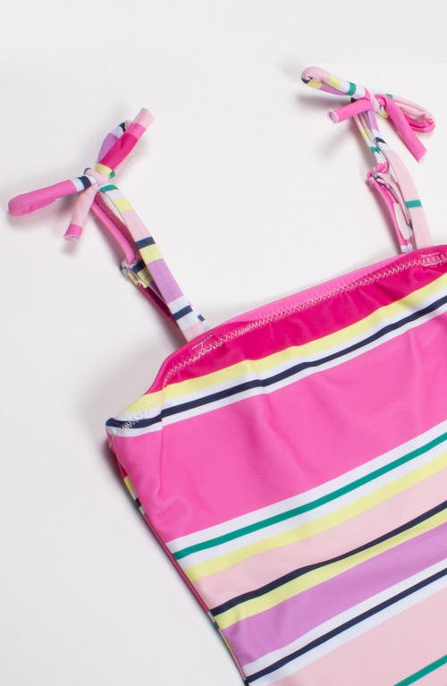 SHADE CRITTERS SHADE CRITTERS KIDS' BEACH STRIPE ONE-PIECE SWIMSUIT