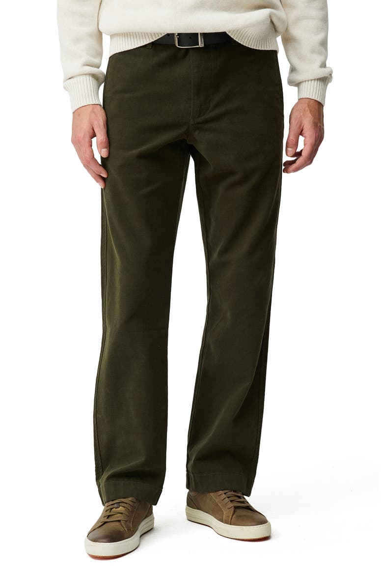 Clyde Relaxed Fit Cotton Canvas Pants, Main, color, OLIVE