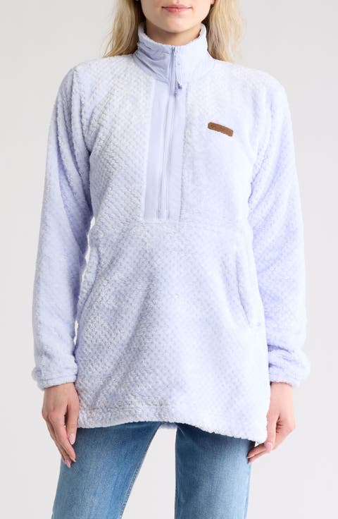 Fireside Textured Fleece Quarter Zip Pullover