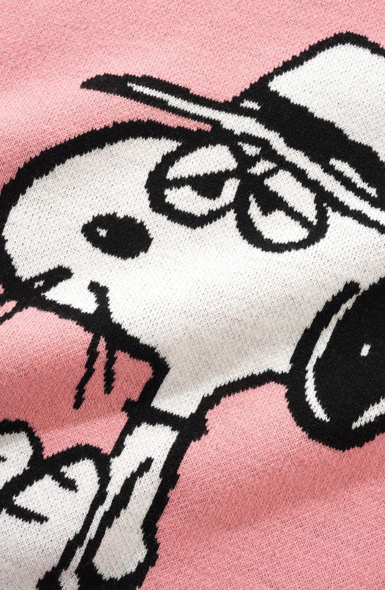 Butter Goods Peanuts<sup>®</sup> Snoopy Spike Jacquard Graphic Sweater, Alternate, color, 