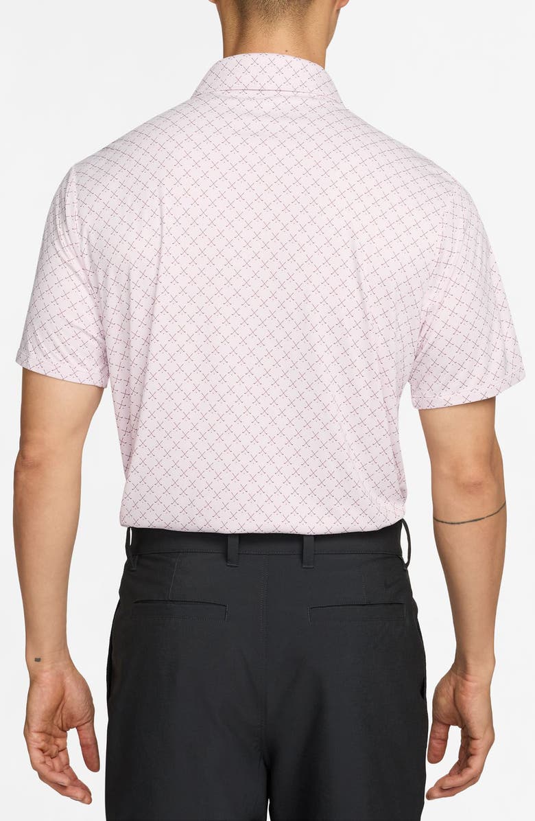 Nike Dri-FIT Par Club Print Golf Polo, Alternate, color, Pearl Pink