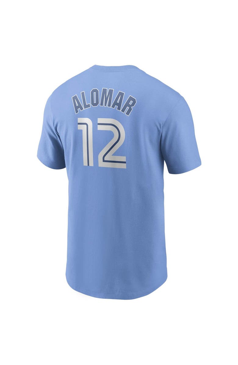 Nike Men's Nike Roberto Alomar Powder Blue Toronto Blue Jays Cooperstown Collection Name & Number T-Shirt, Alternate, color, 