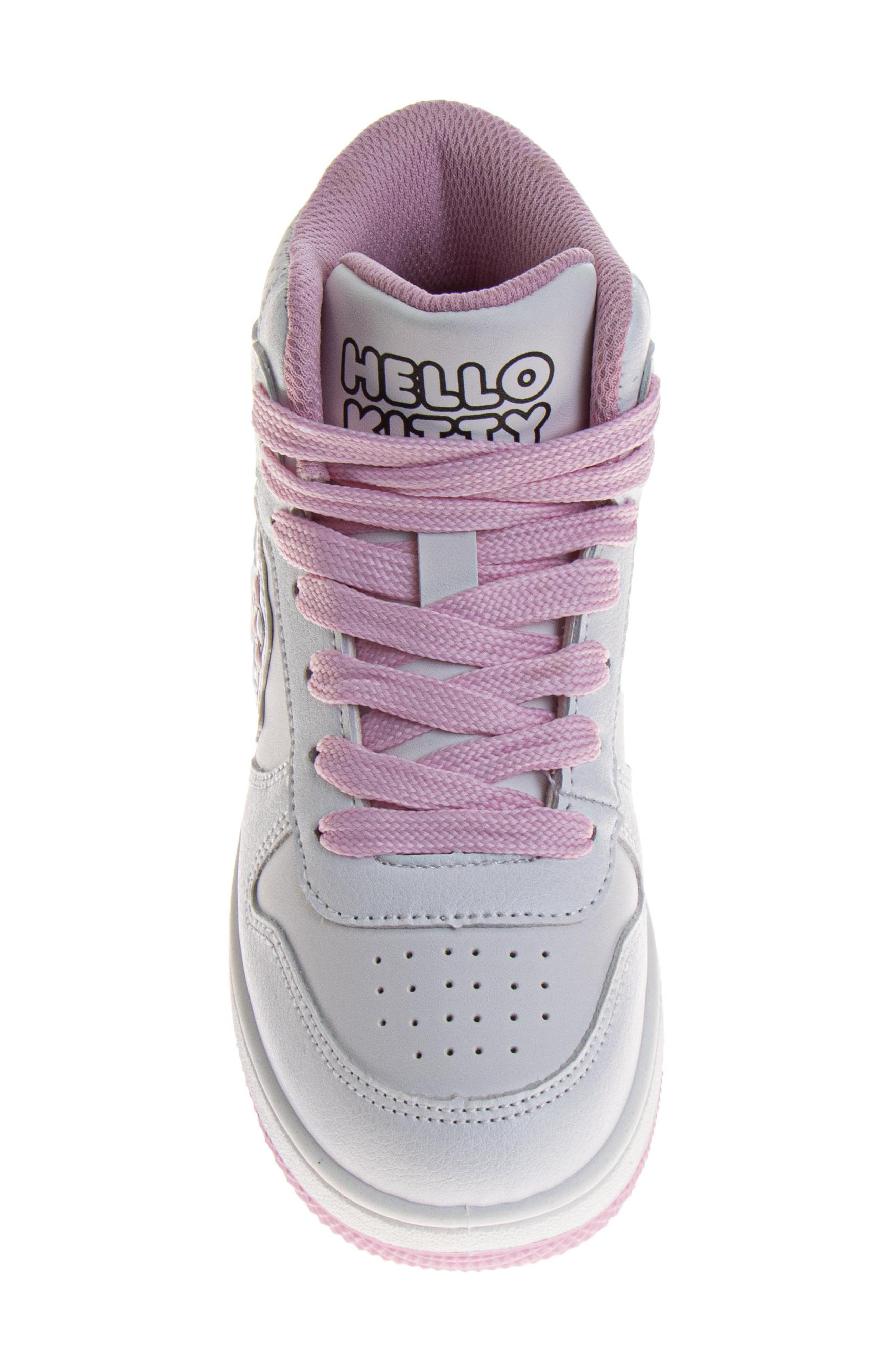 JOSMO Kids' Hello Kitty High Top Sneaker, Alternate, color, 