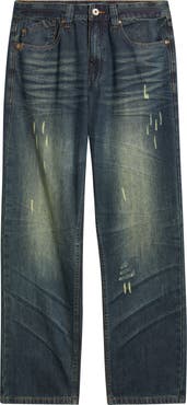 LEVEL 7 Relaxed Straight Leg Jeans