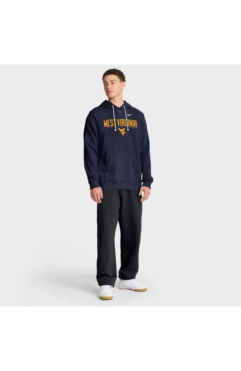Nike Men's Nike Navy West Virginia Mountaineers 2025 Sideline Standard Issue Dri-FIT Hoodie, Alternate, color, Navy