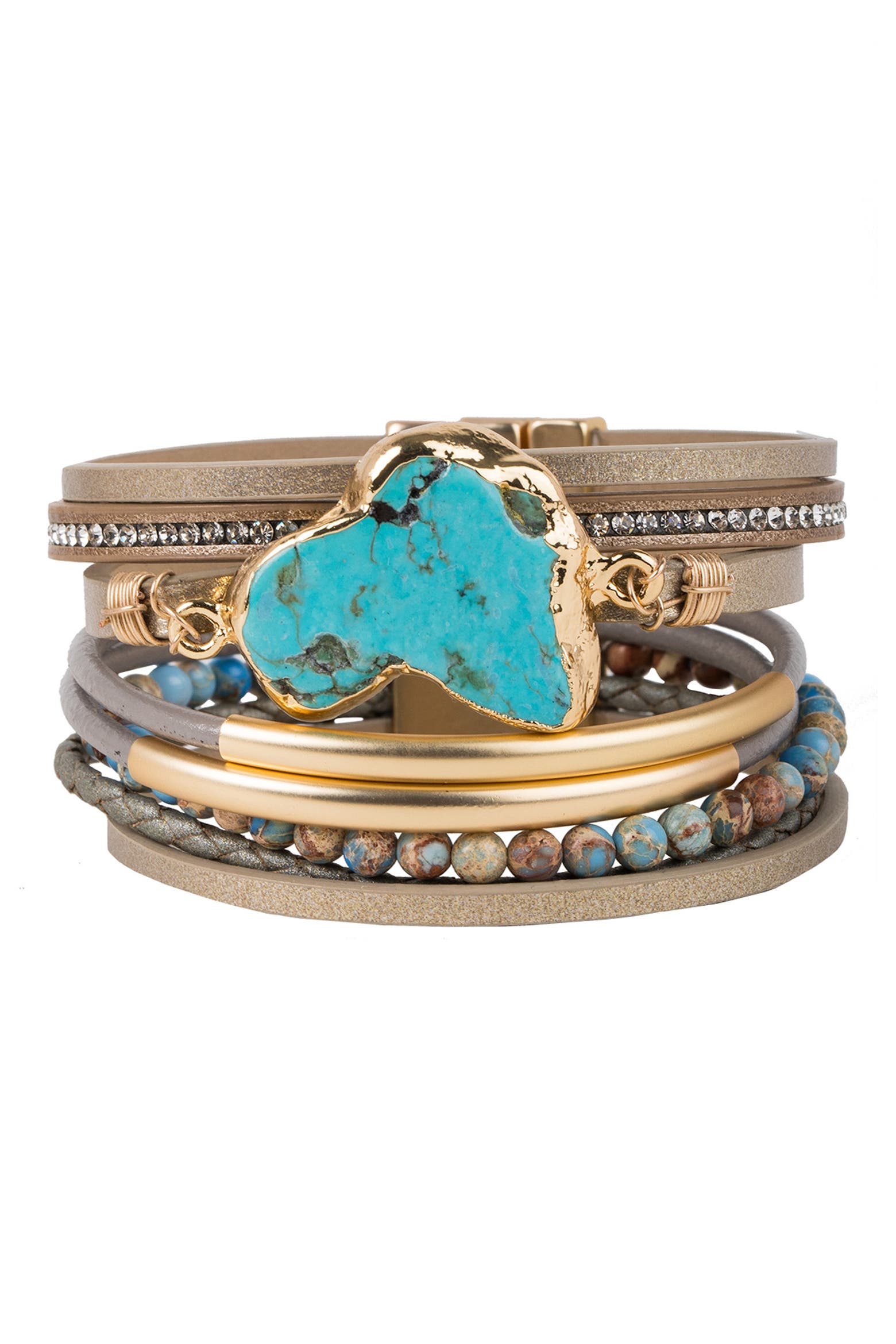 SAACHI Playa Beaded Wrap Bracelet (Women) | Nordstromrack