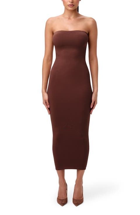 Body-Con Midi Tube Dress