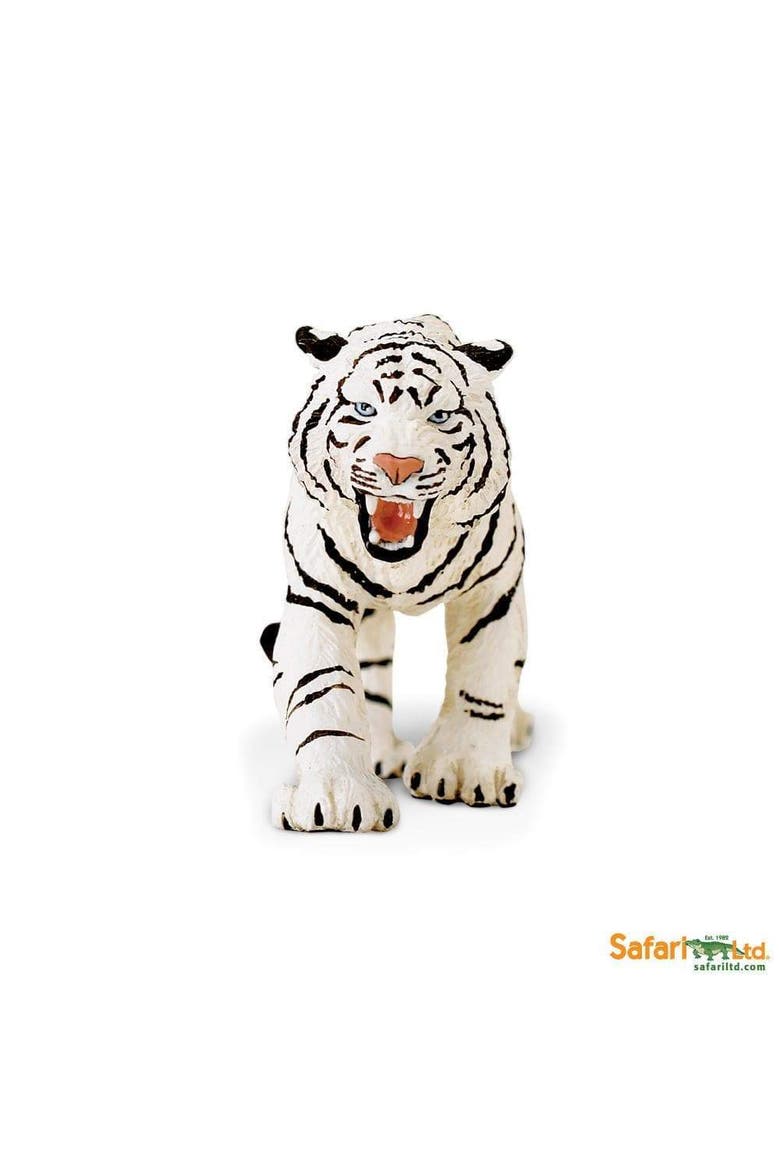White Bengal Tiger Kids Toy Figure, Alternate, color, None