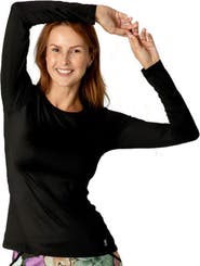 Sofibella UV Colors Womens Long Sleeve Tennis Shirt