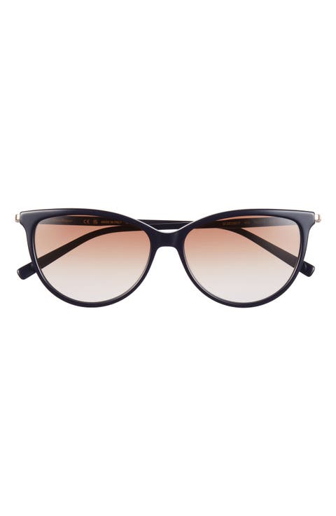55mm Cat Eye Sunglasses