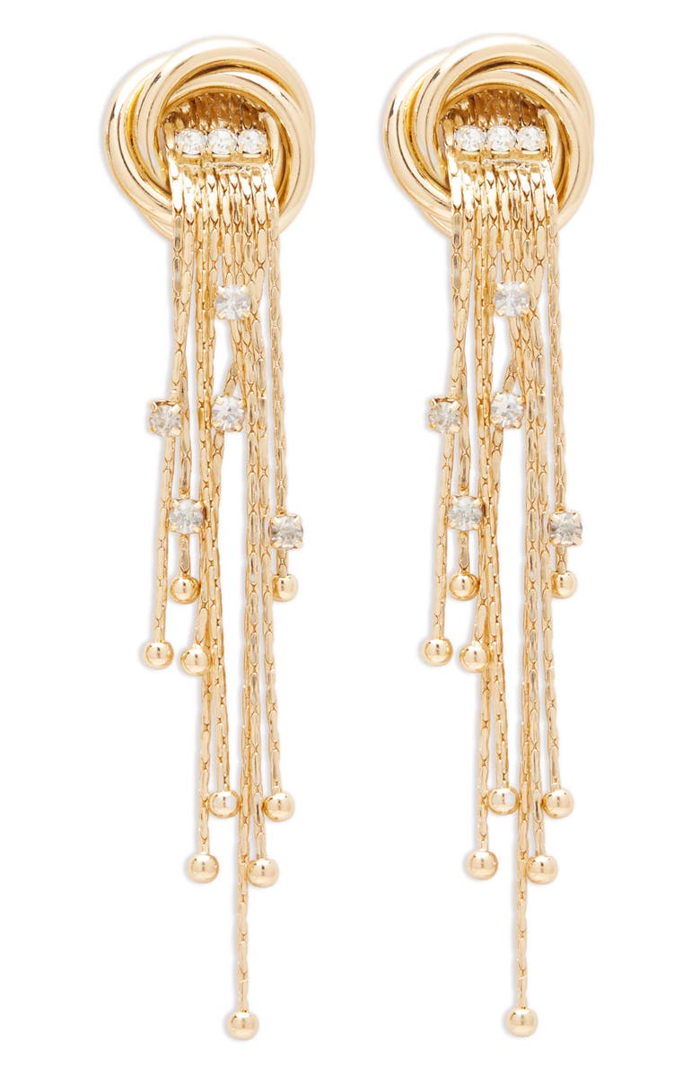 Petit Moments Echo Drop Earrings, Main, color, Gold
