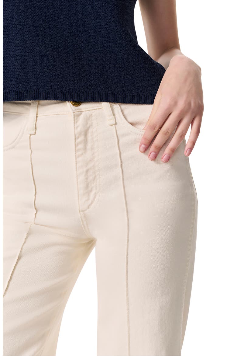 Skylar High Waist Seamed Wide Leg Jeans, Alternate, color, ECRU