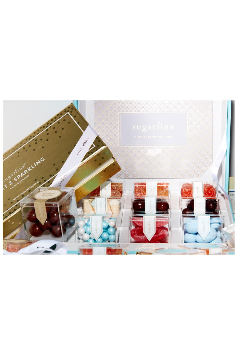 Sweet & Sparkling Set of 3 Candy Boxes, Alternate, color, METALLIC GOLD