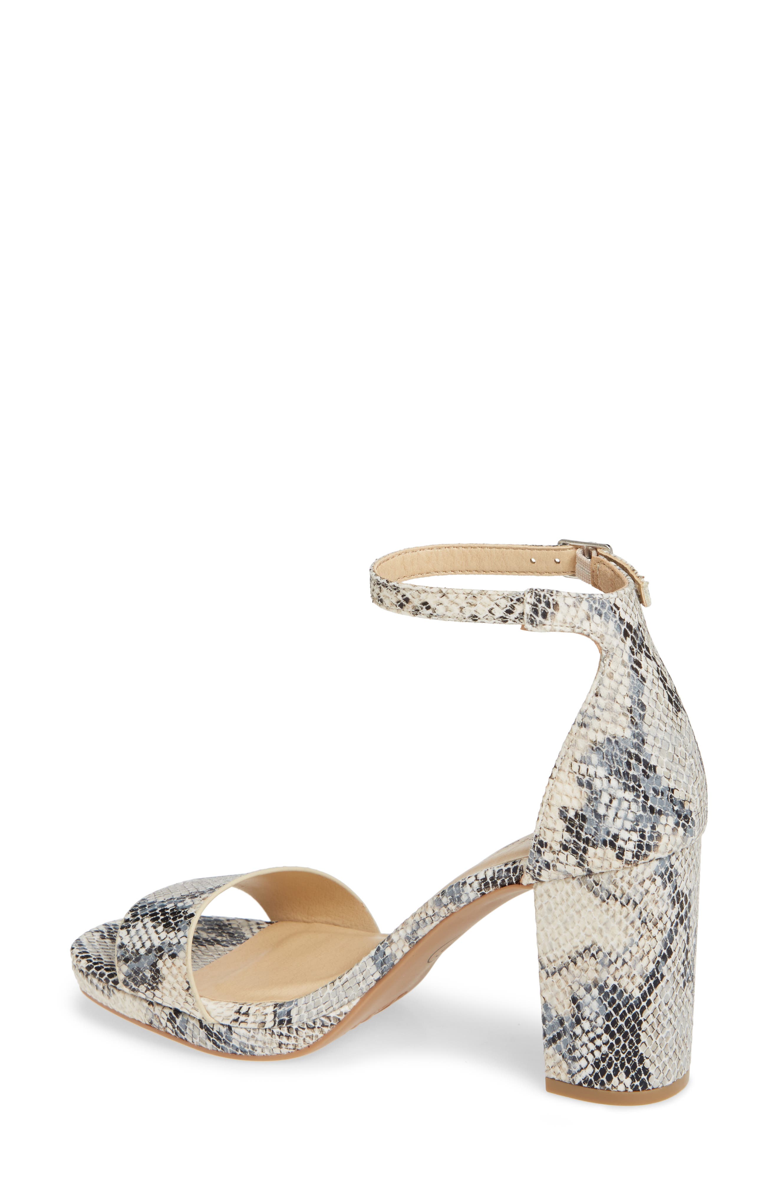 Teri Sandal, Alternate, color, CREAM FAUX LEATHER