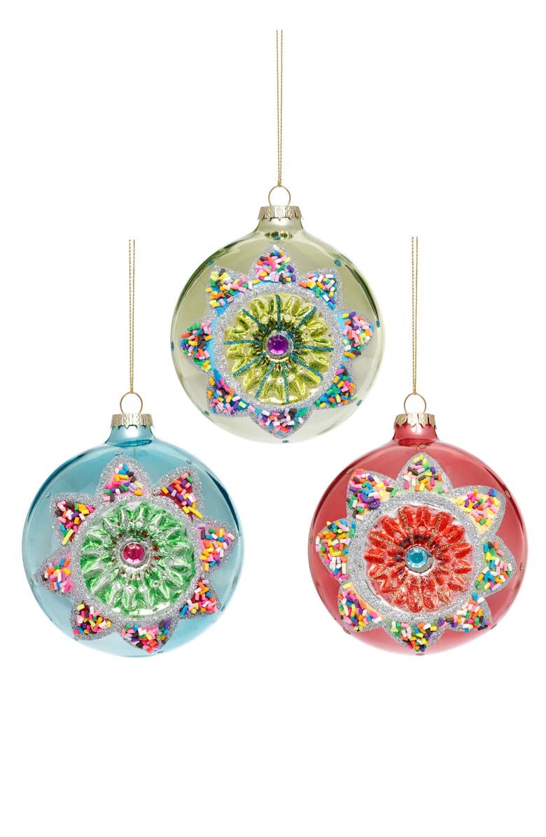 Mark Roberts Festive Sprinkle Ball Ornament, Set of 6, Main, color, Multiple Colors