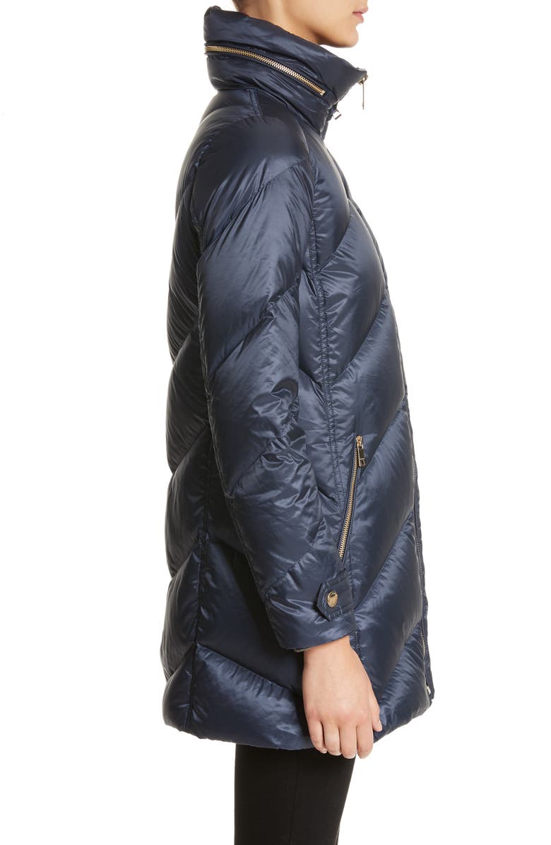 Burberry Eastwick Chevron Quilted Coat, Alternate, color,