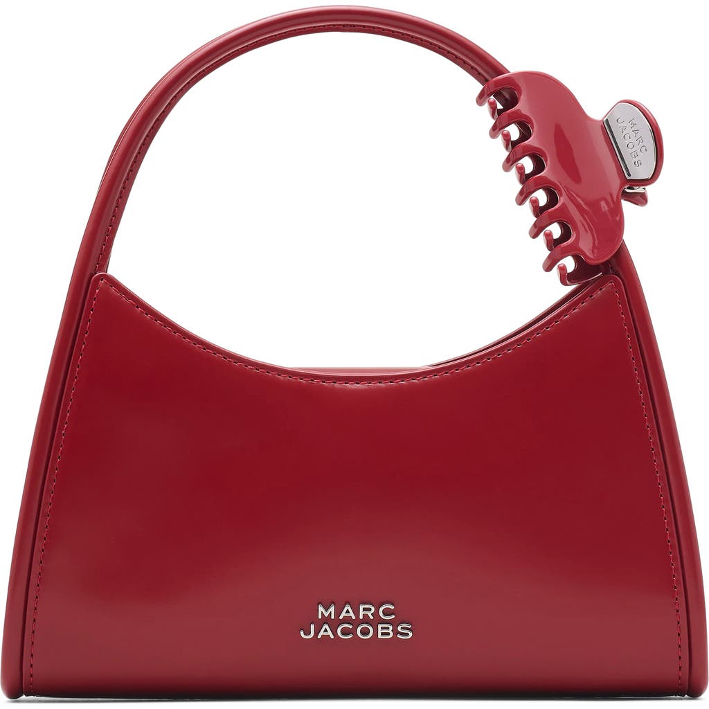 Marc Jacobs The Glam Claw Clip Cross Body Bag In Red
