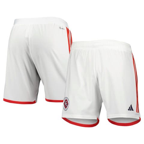 Men's adidas White New England Revolution 2023 Away AEROREADY Authentic Shorts