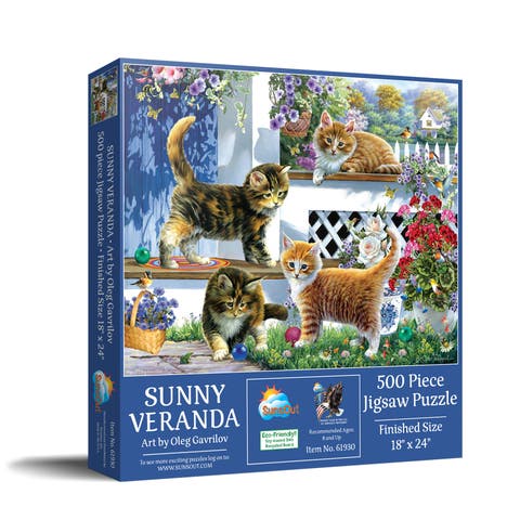 Sunny Veranda 500 piece Jigsaw Puzzle for Adults