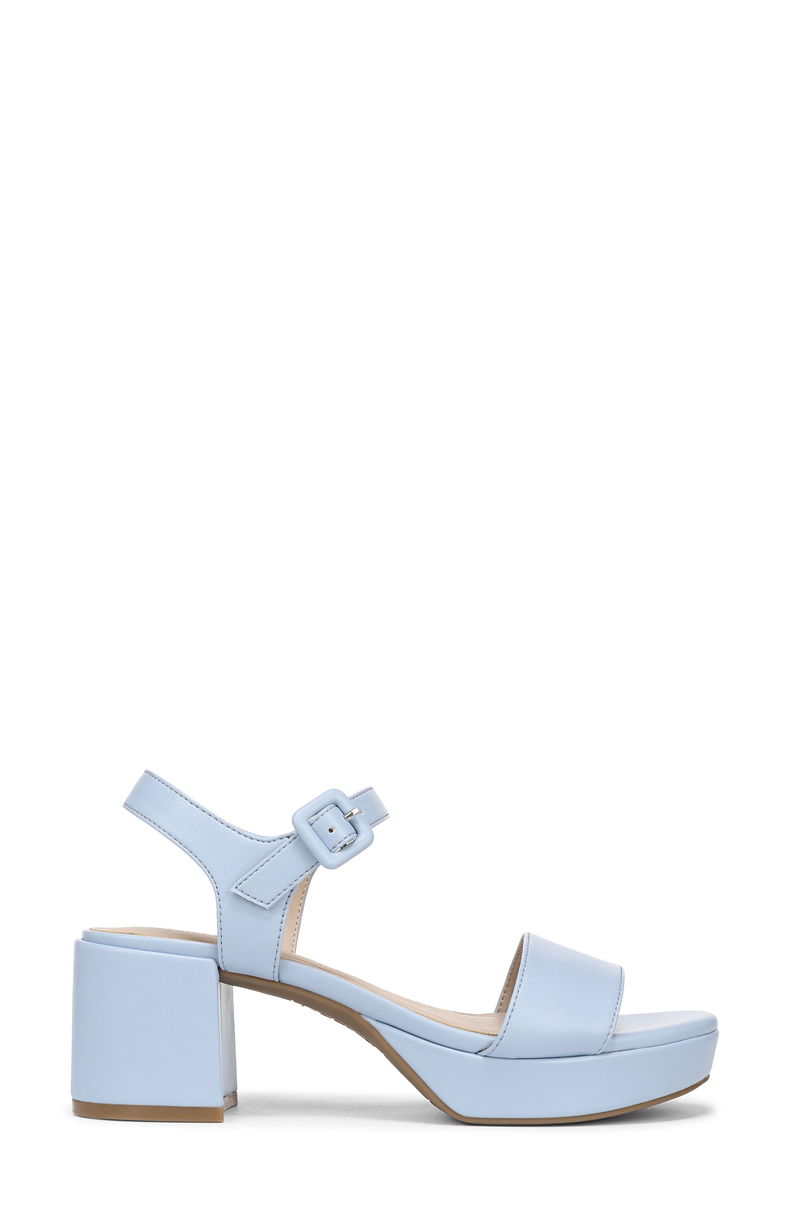 Rhythmn Platform Sandal, Alternate, color, ICE BLUE