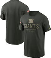 Nike Men's Nike Forest Green New York Giants 2025 Salute to Service Sideline Primary Edge Dri-FIT T-Shirt