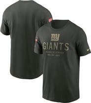 Nike Men's Nike Forest Green New York Giants 2025 Salute to Service Sideline Primary Edge Dri-FIT T-Shirt