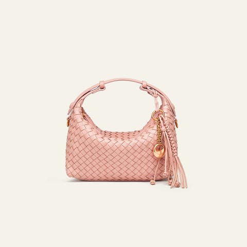 Camilla Woven Genuine Shoulder Bag