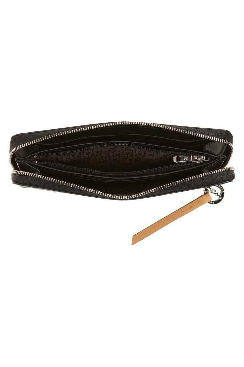 Le Pliage Zip Around Wallet, Alternate, color, BLACK