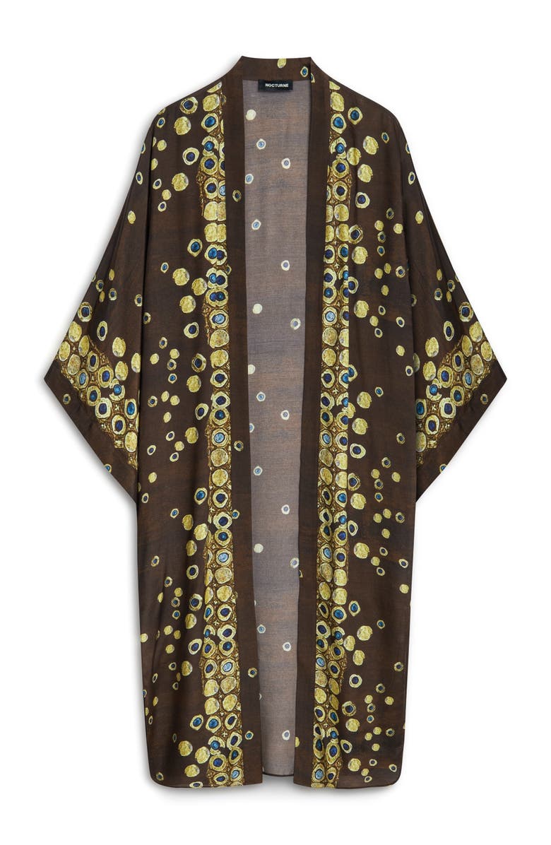 Nocturne Flowing Lightweight Kimono, Alternate, color, 