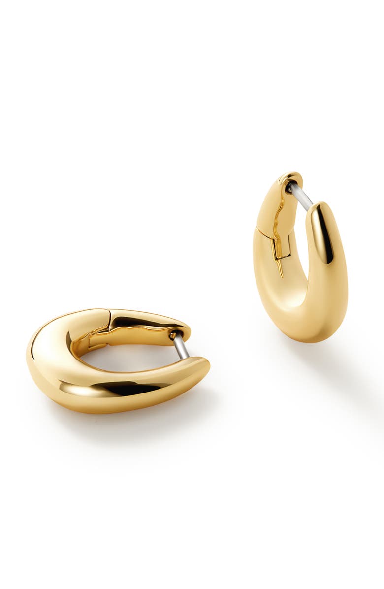 Ana Luisa Amaya Hoop Earrings, Main, color, Gold
