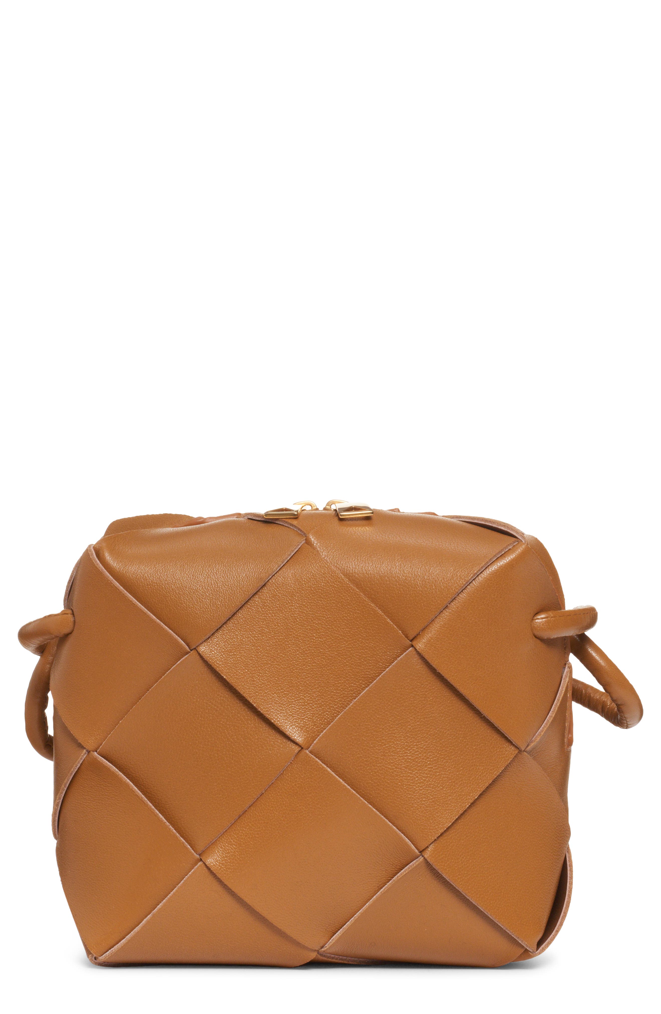 Bottega Veneta Mini Intrecciato Leather Crossbody Bag, Main, color, 
