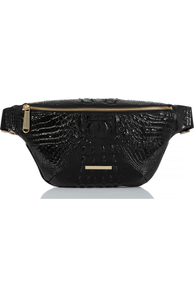 Brahmin Croc Embossed Leather Harker Belt Bag, Main, color,