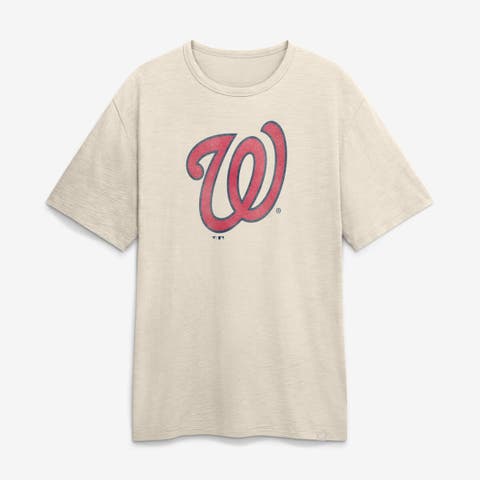 Men's Fanatics Cream Washington Nationals Stadium Slub T-Shirt