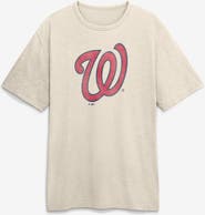 FANATICS Men's Fanatics Cream Washington Nationals Stadium Slub T-Shirt