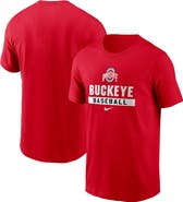 Nike Men's Nike Scarlet Ohio State Buckeyes Baseball T-Shirt