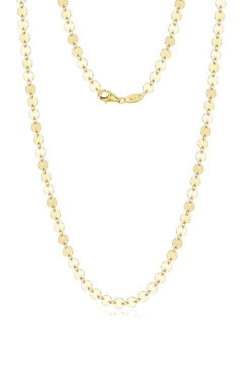 Lola Disc Chain Necklace