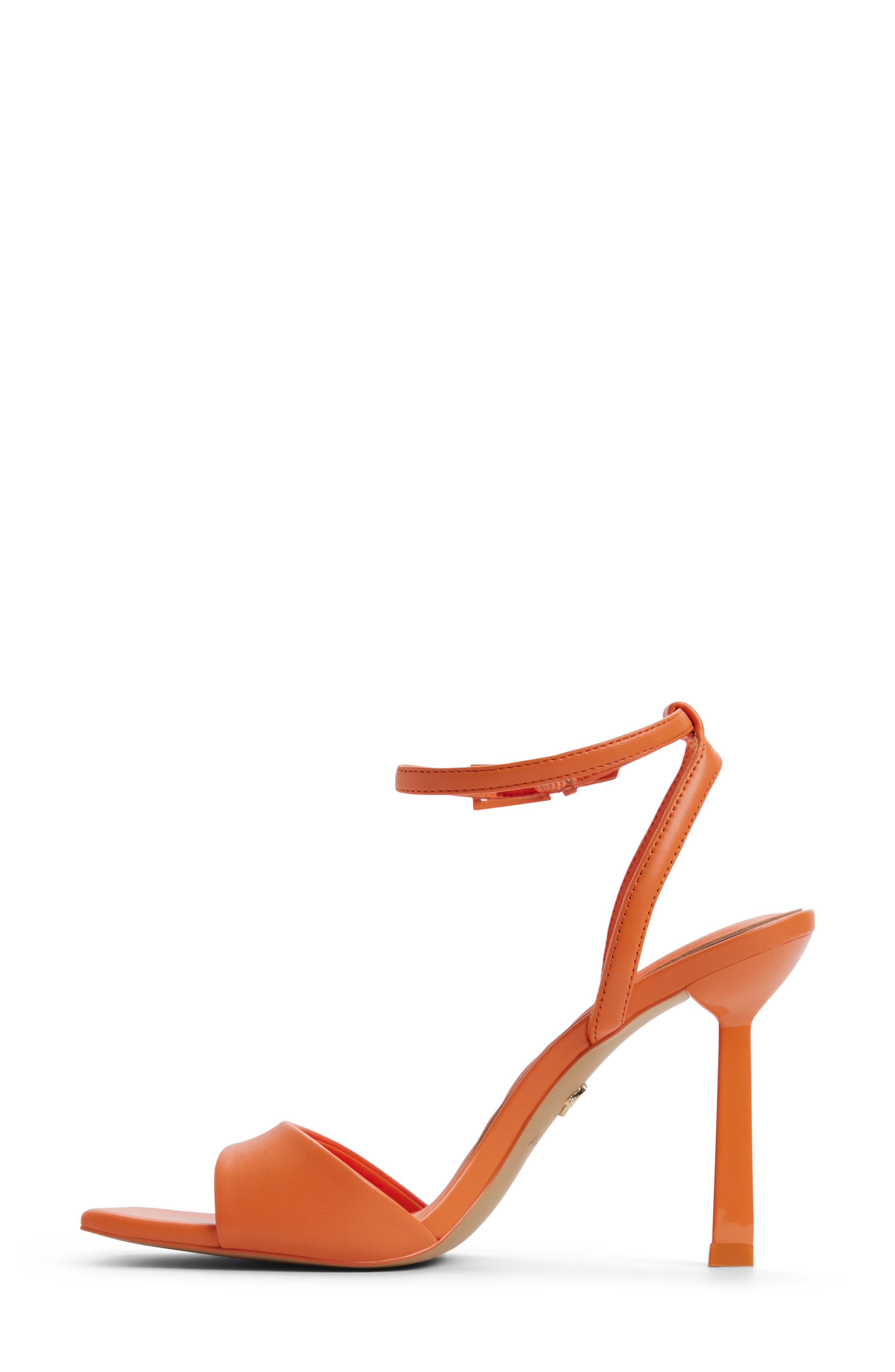 ALDO Illustrious Ankle Strap Sandal, Alternate, color, Medium Orange