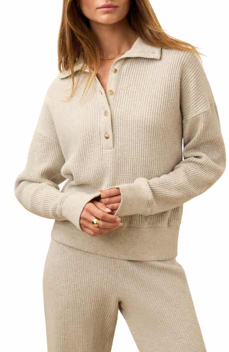 Faherty Surf Organic Cotton Waffle Henley