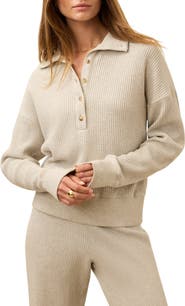 Faherty Surf Organic Cotton Waffle Henley