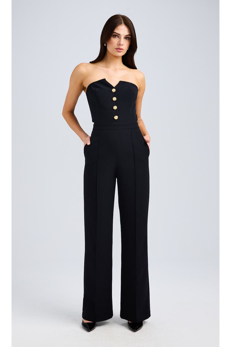 Camilo Crepe Jumpsuit, Main, color, Black