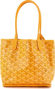 Pre-Owned Goyard Anjou Reversible Tote Coated Canvas Mini