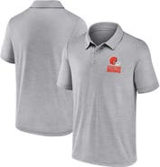 FANATICS Men's Fanatics Gray Cleveland Browns Making Waves Polo