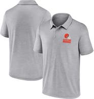 FANATICS Men's Fanatics Gray Cleveland Browns Making Waves Polo