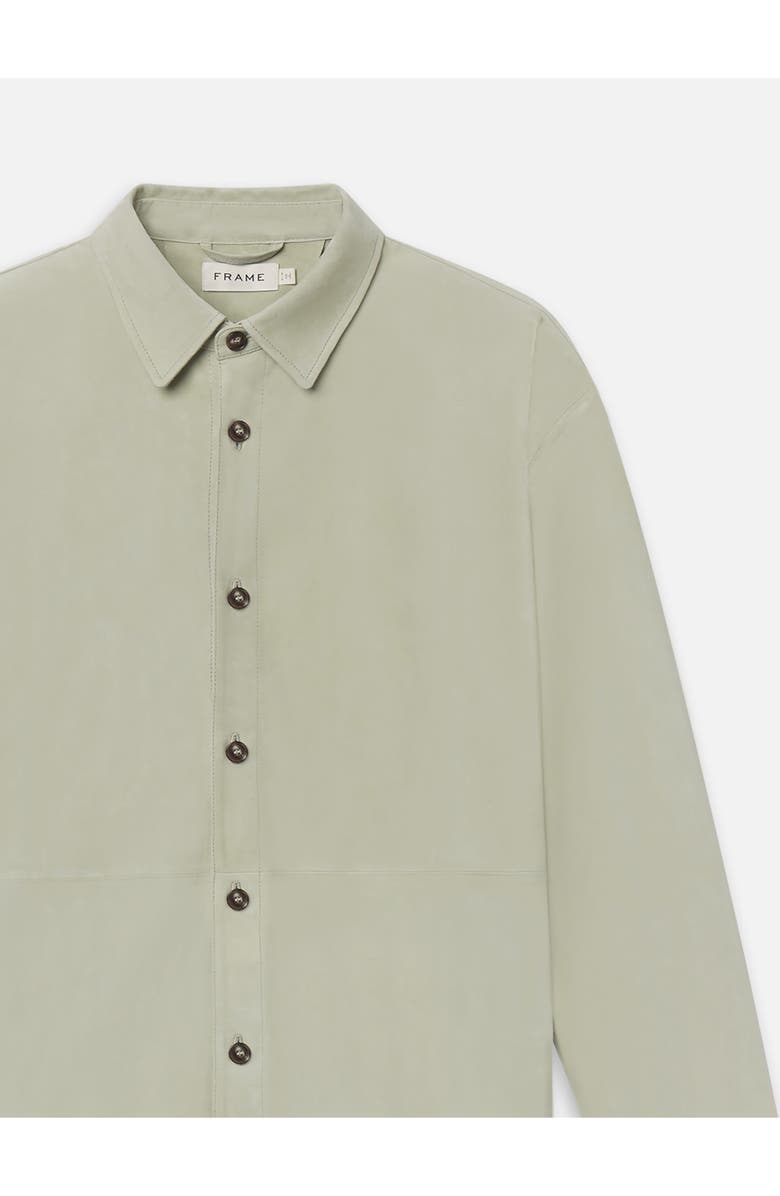 FRAME Suede Button-Up Shirt, Alternate, color, 