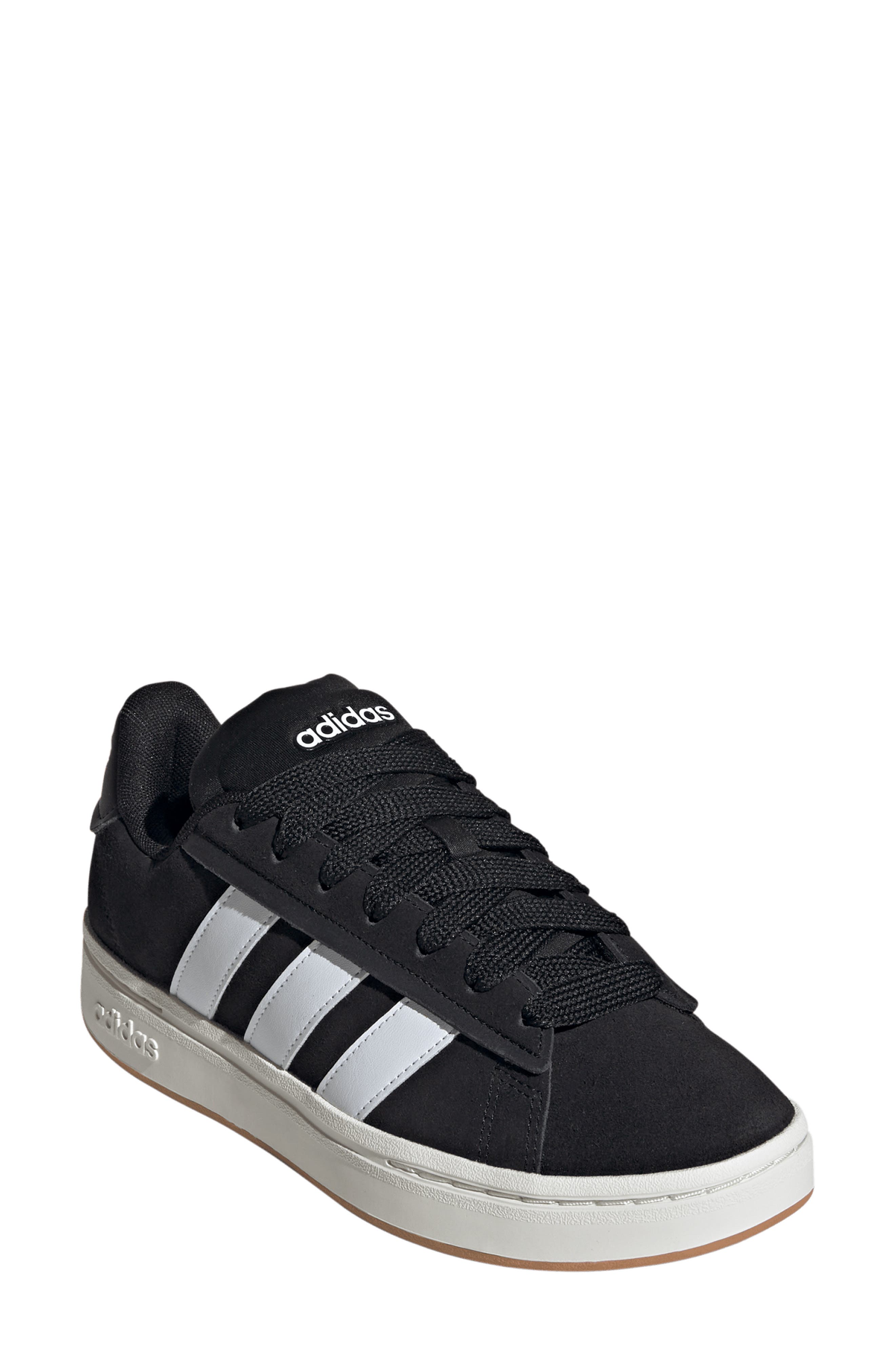adidas Grand Court Alpha Platform Sneaker, Main, color, Black/ White/ Off White