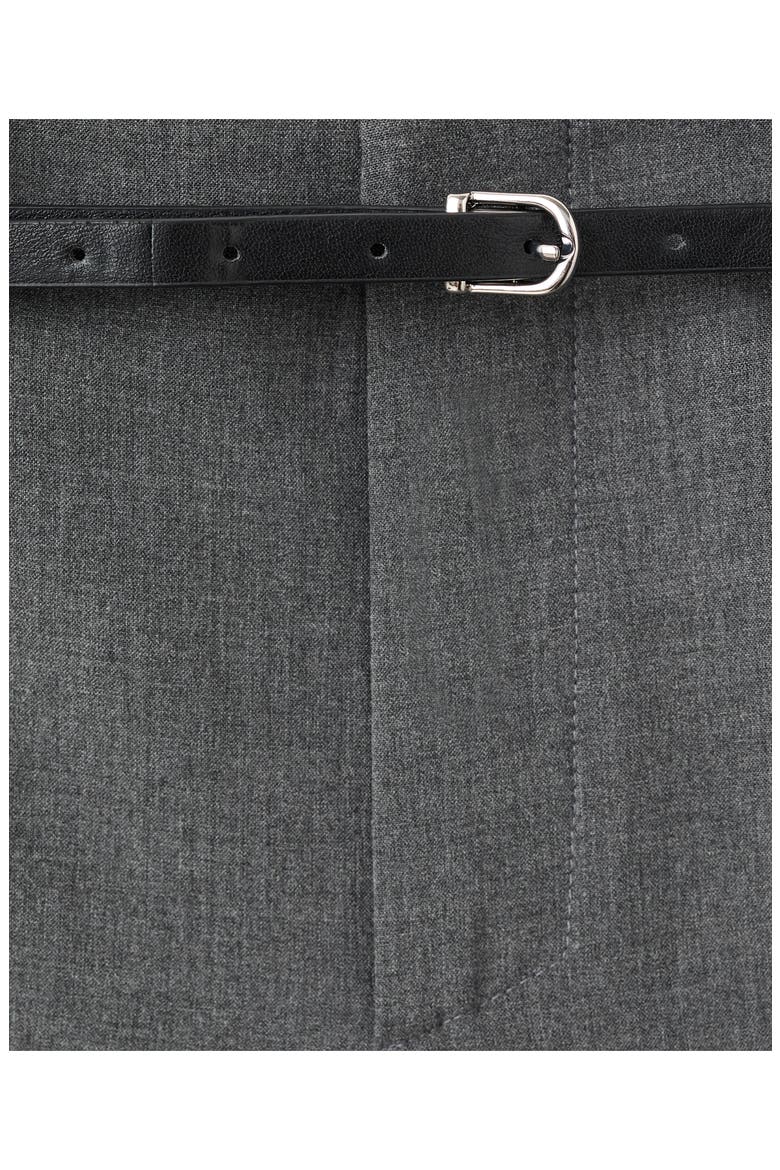 Selection Belted Straight Leg Pants, Alternate, color, GRAY