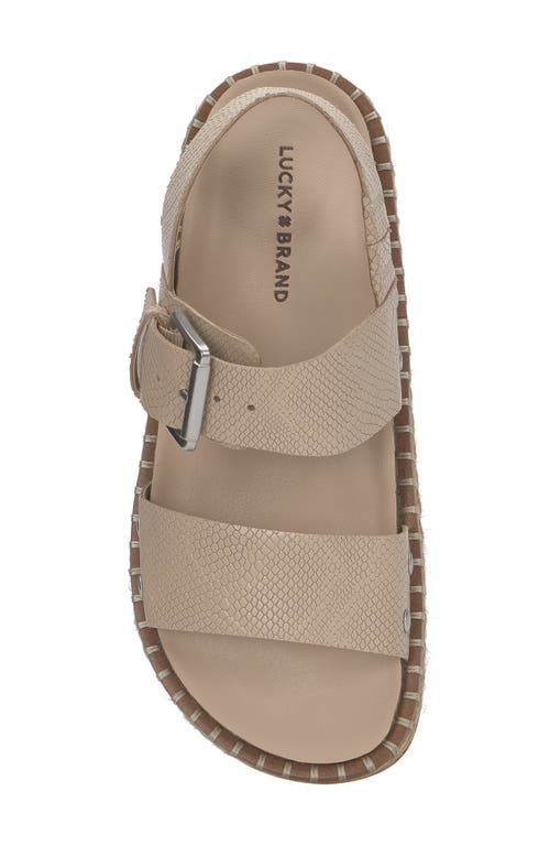 LUCKY BRAND LUCKY BRAND UMORA SLINGBACK ESPADRILLE PLATFORM SANDAL